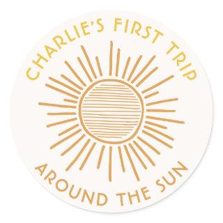 Trip Around The Sun Sticker | Boho Sun Party