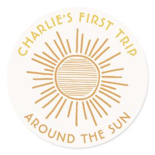 Trip Around The Sun Sticker | Boho Sun Party