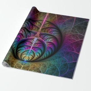 Trippy Patterned Colorful Abstract Fractal Art