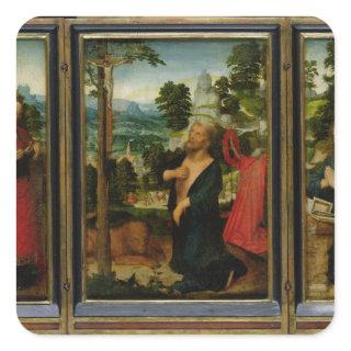 Triptych Square Sticker