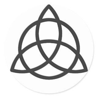 Triquetra Classic Round Sticker
