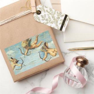 Triumph of Galatea Angels detail by Raphael Sanzio Rectangular Sticker