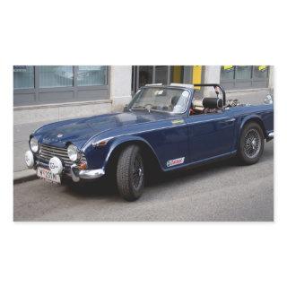 Triumph TR4 A Rectangular Sticker