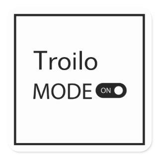 Troilo mode funny Tanguero Tango Dancer Milonga Square Sticker