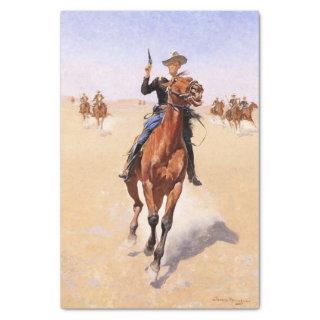Trooper of the Plains (Cowboy Horse Rider) Tissue Paper