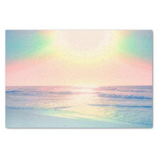Tropical Beach Sea Sun Colorful Summer Tissue Paper