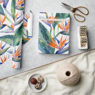 Tropical Bird of Paradise pattern