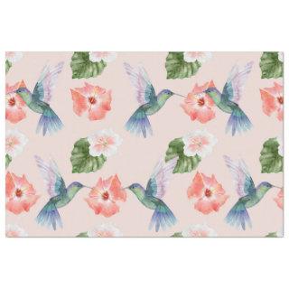 Tropical Bird Series : Hummingbird Design 4 Tissue Paper