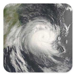 Tropical Cyclone Favio approaching Mozambique Square Sticker