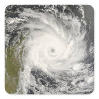 Tropical Cyclone Ivan over Madagascar Square Sticker