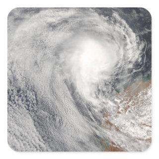 Tropical Cyclone Melanie off Australia Square Sticker