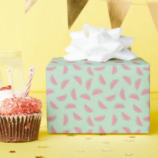 Tropical Fruit Paint Splatter Pattern