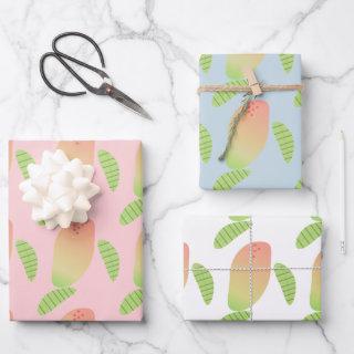 Tropical Mango Fruit Green Orange   Sheets