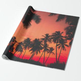 Tropical Palm Tree Sunset