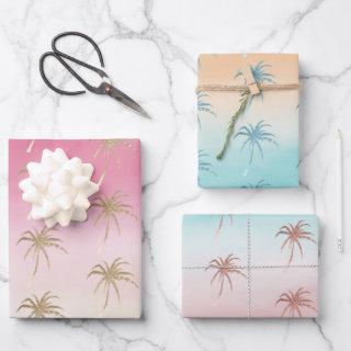 Tropical Palm Trees Ombre    Sheets