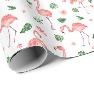 Tropical Pink Flamingo Pattern