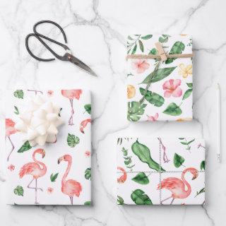 Tropical Pink Flamingo Pattern  Sheets