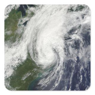 Tropical Storm Hanna over the East Coast 2 Square Sticker