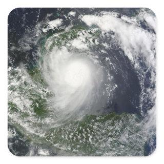 Tropical Storm Karl over the Yucatan Peninsula Square Sticker