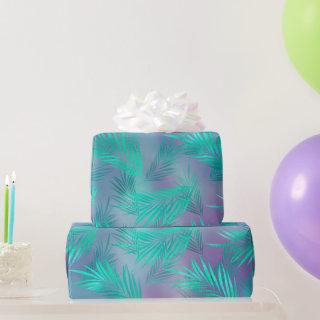 Tropical Teal Leaves Graphic