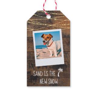 Tropical Warm Wishes from Florida 2-Sided Photo Gift Tags