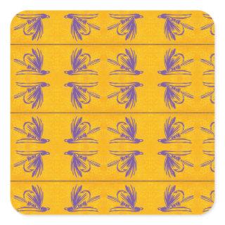 Trout, bass, and crappie three fish favorites      square sticker