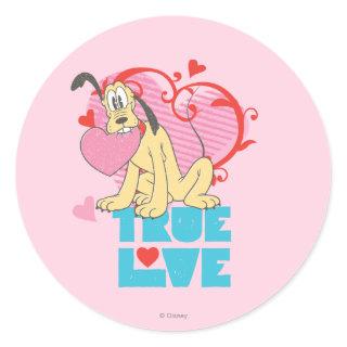 True Love Classic Round Sticker