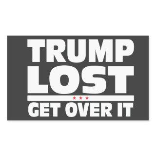 Trump Lost | Anti Donald Trump | 2020 Election  Rectangular Sticker