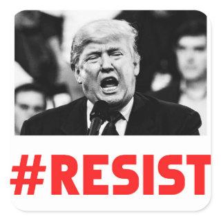 TRUMP RESIST SQUARE STICKER
