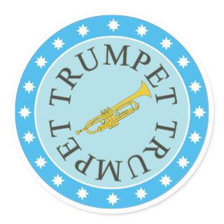 Trumpet Stickers sheet of 6