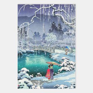 Tsuchiya Koitsu - Spring Snow at Maruyama  Sheets