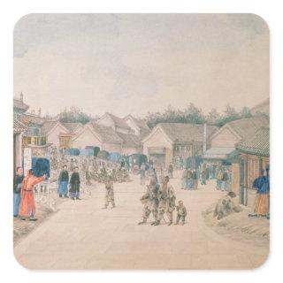 Tsyan-Minh Bridge Square Sticker