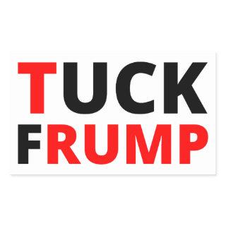 Tuck Frump Rectangular Sticker