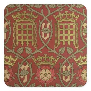 'Tudor Rose', reproduction wallpaper designed by S Square Sticker