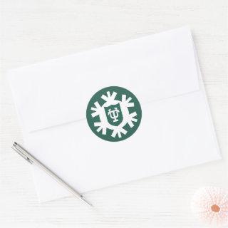Tulane University Shield Emblem Classic Round Sticker