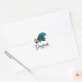 Tulane University Wave | Graduation Square Sticker