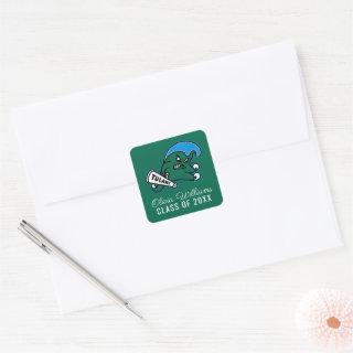 Tulane University Wave | Graduation Square Sticker