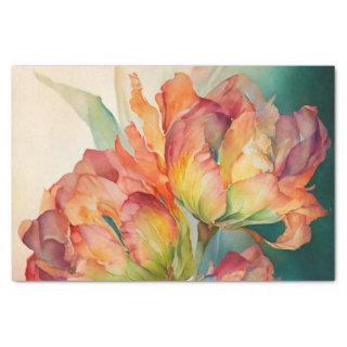 TULIPMANIA 1/6 parrot tulips decoupage paper