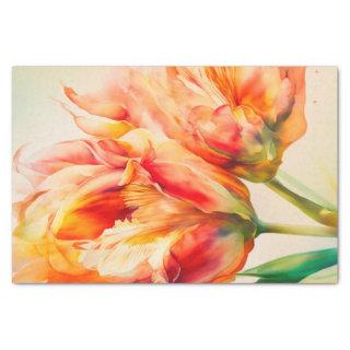 TULIPMANIA 2/6 matching parrot tulips design Tissue Paper