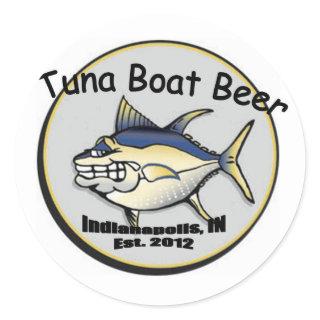 Tuna Boat Beer sticker