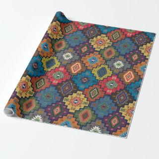 Turkish Colorful Ethnic Motif Pattern