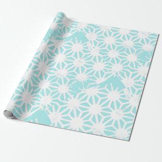 Turquoise geometric pattern