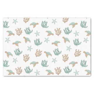 Turtles Swimming   Tissue Paper