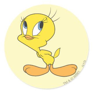 TWEETY™ Hmm Classic Round Sticker