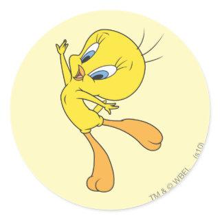 TWEETY™ See Me Fly Classic Round Sticker
