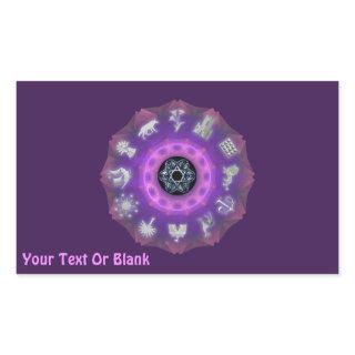 Twelve Tribes Rectangular Sticker
