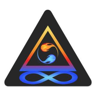 Twin Flame Symbol- Triangle Sticker