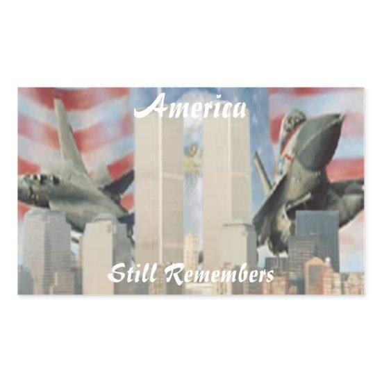 Twin Towers 9/11 Remembrance Stickers