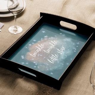 Twinkle Little Star | Teal Green and Taupe Brown Tissue Paper