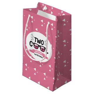Two Cool Girls 2nd Birthday Party Small Gift Bag